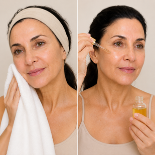 Cleanse & Apply Oil